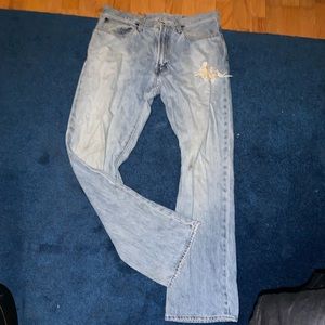 Light wash MENS JEANS